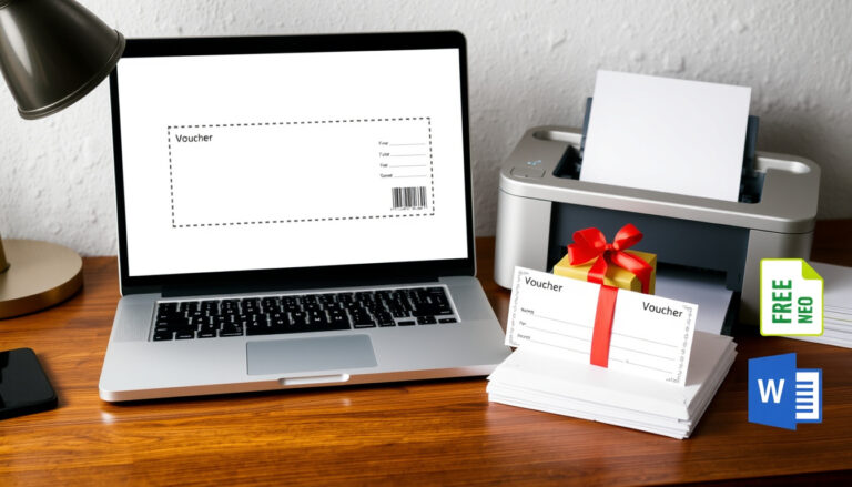 Gutscheinvorlagen kostenlos ausdrucken: PDF & Word